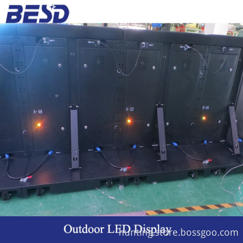 Outdoor RGB P20 live large stadium led display screen, football stadium perimeter led screen display